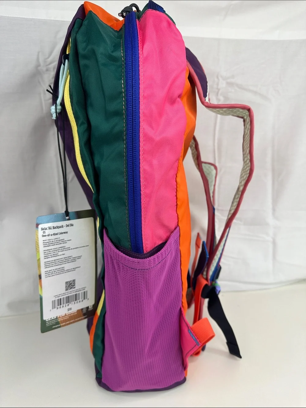 Cotopaxi Batac Del Día 16L Backpack One-of-a-Kind Multicolor Lightweight Daypack